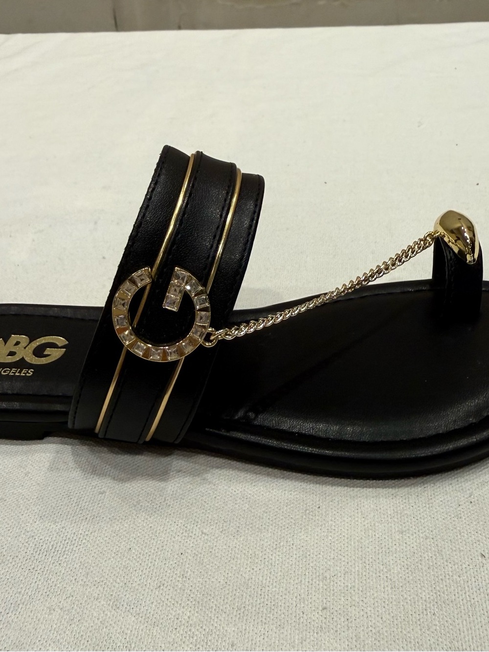 GBG Women's Los Angeles Laidey Sandal Color Black - Picture 3 of 9